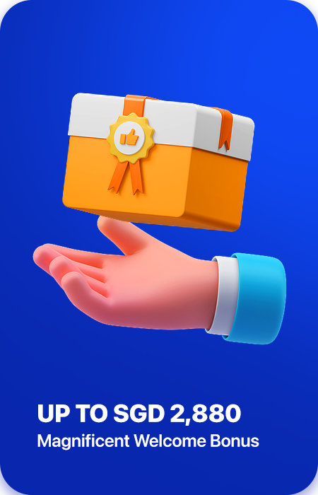 96M Singapore 288% Welcome Bonus Up To SGD 2880