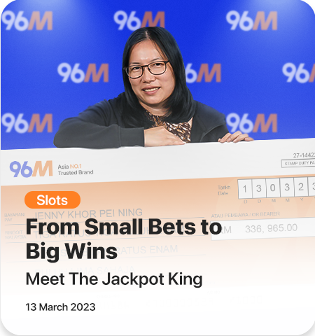 96M Online Slots Jackpot Winner Malaysia